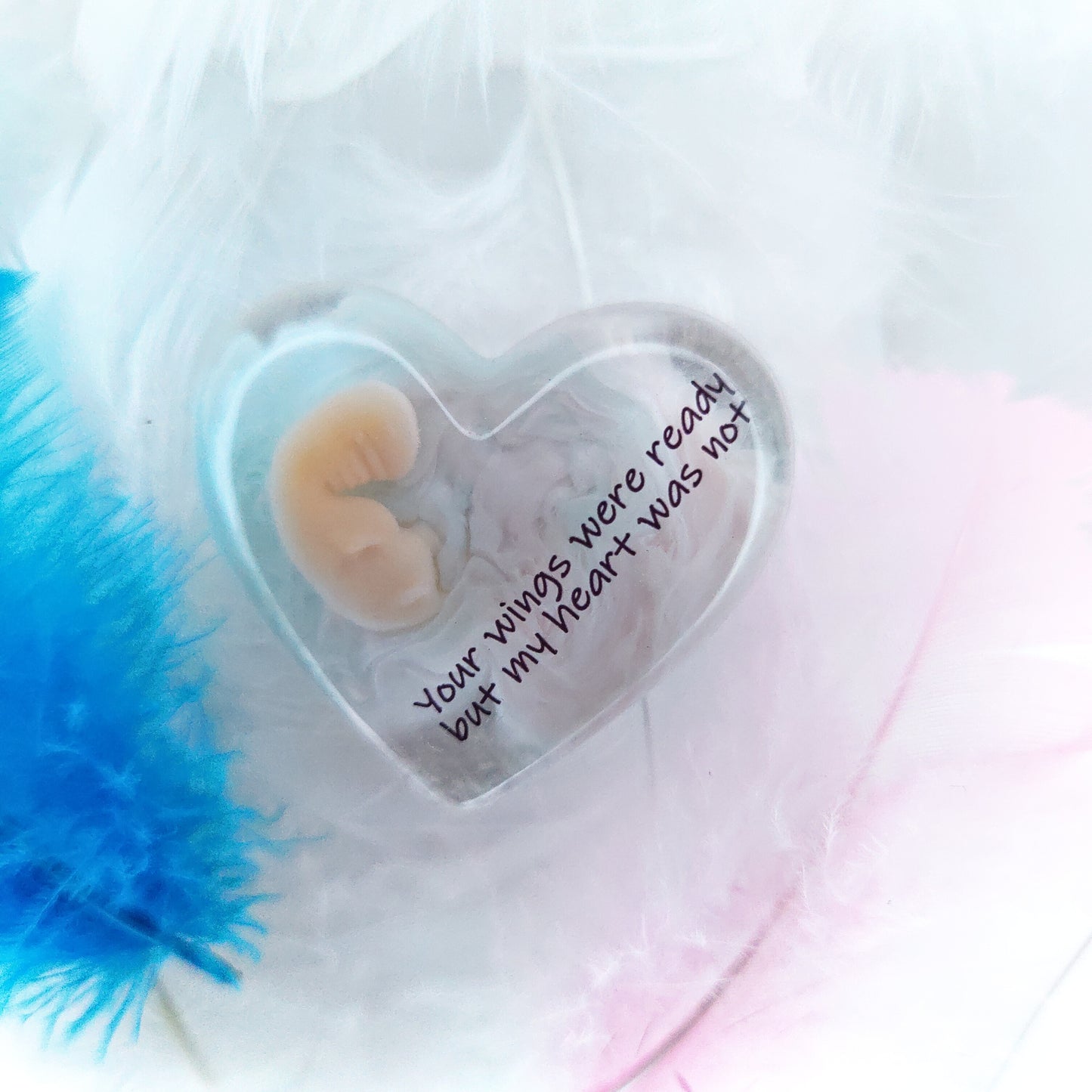 6-7 Week Baby Loss Heart