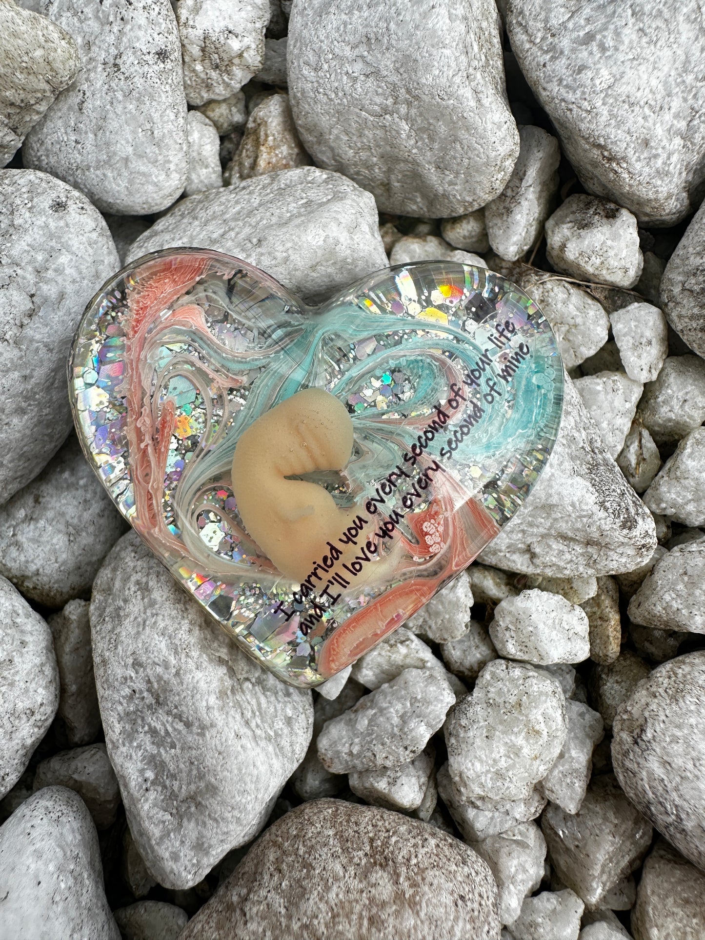 *Reduced* 6-7 Week Baby Loss Heart