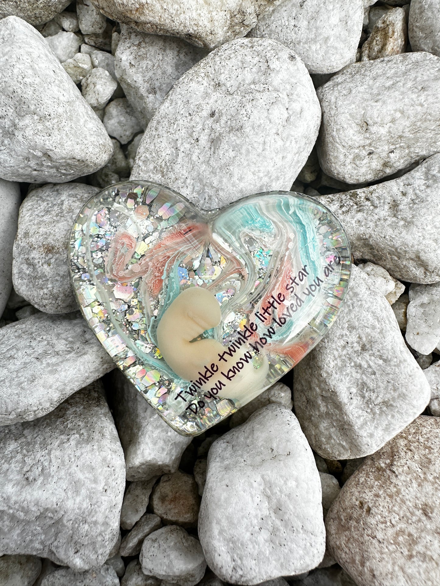 *Reduced* 6-7 Week Baby Loss Heart
