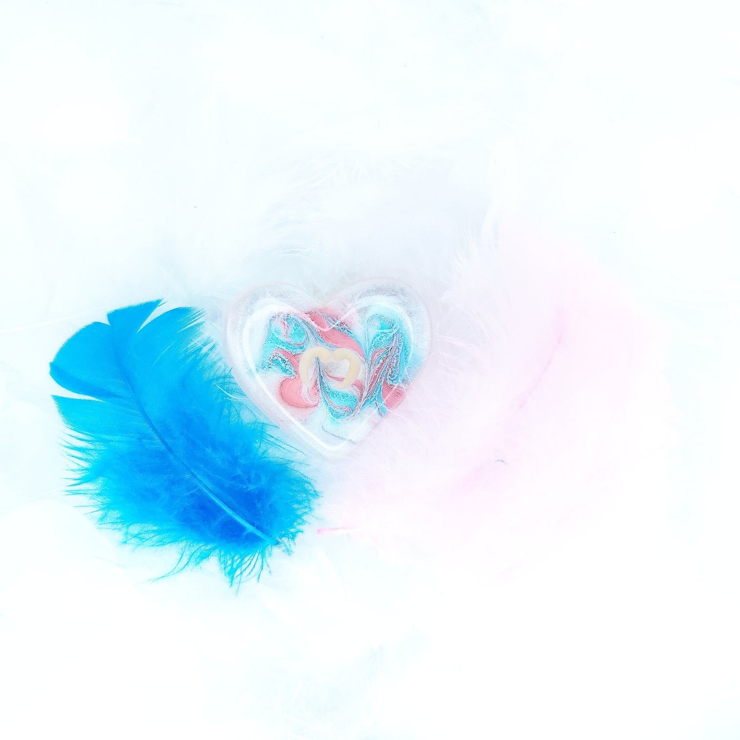 0-3 Week Twin Baby Loss Heart