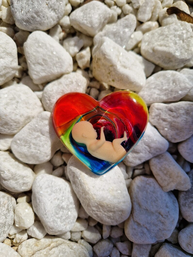 12-41 Week Baby Loss Heart