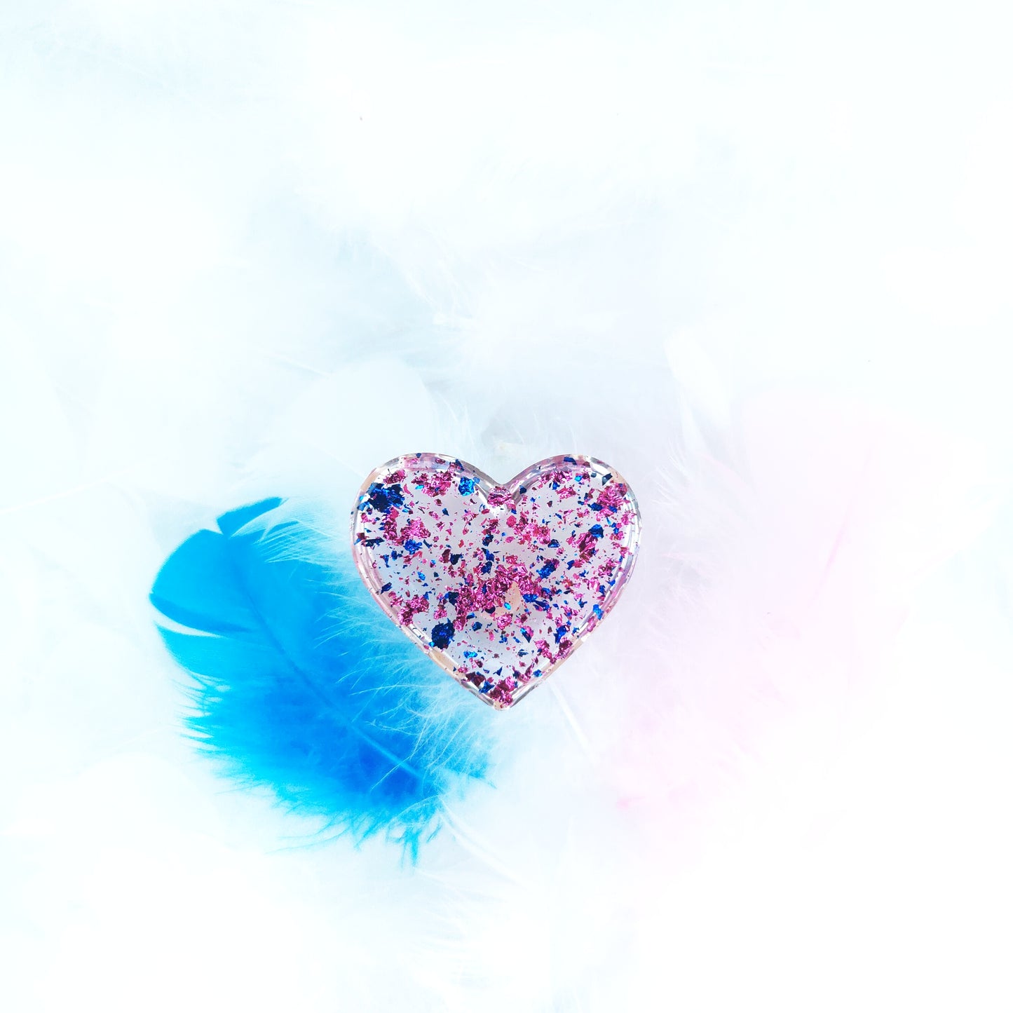 0-3 Week Twin Baby Loss Heart