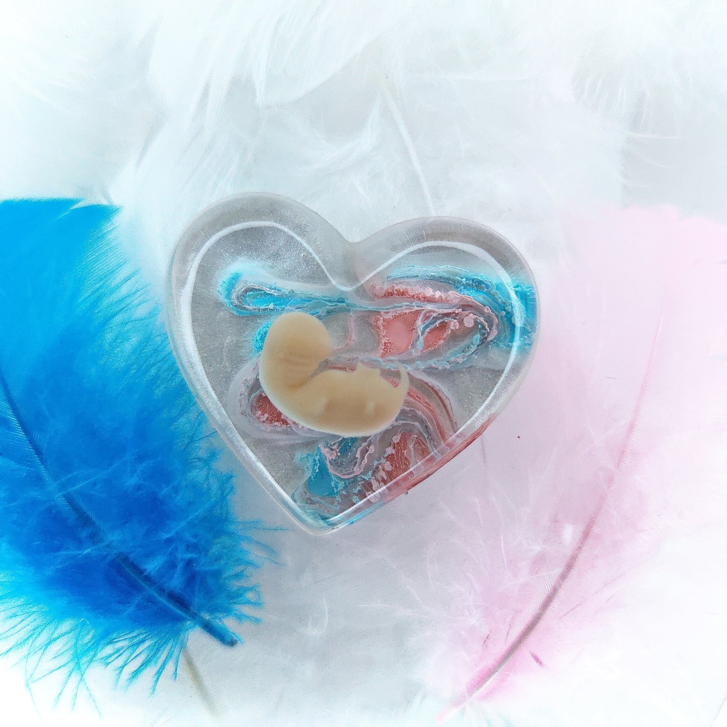 6-7 Week Baby Loss Heart