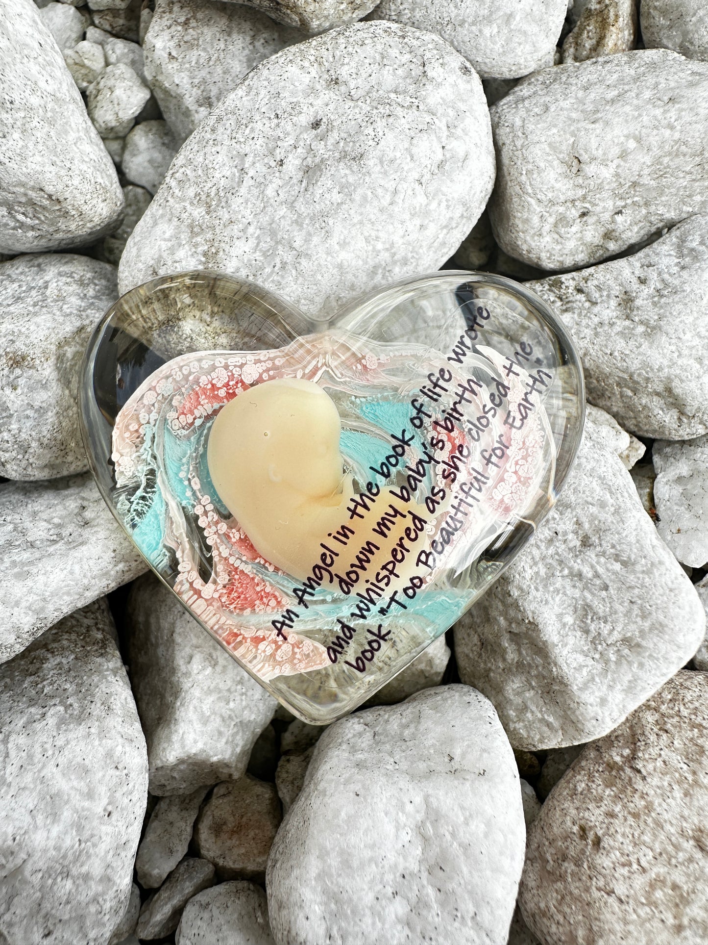 *Reduced* 8-11 Week Baby Loss Heart