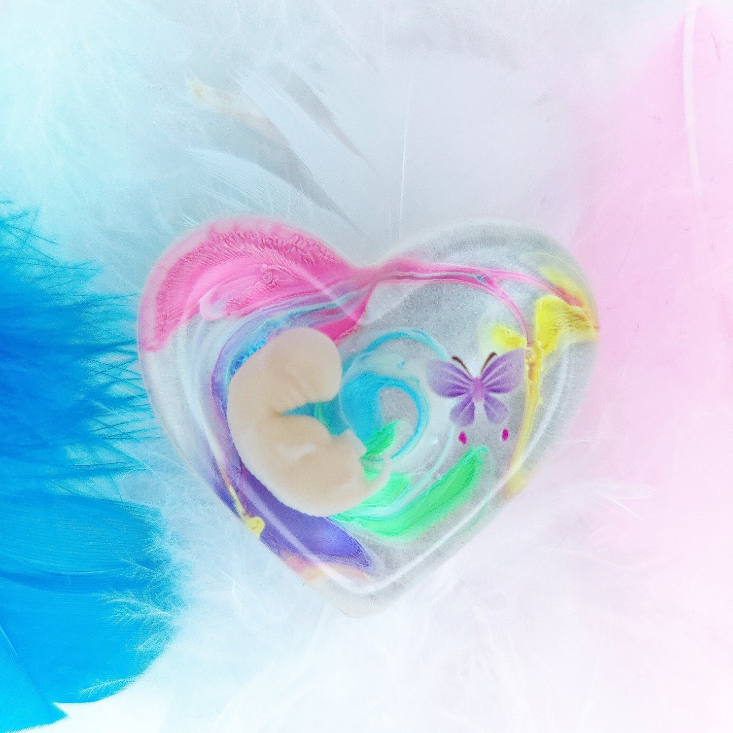 6-7 Week Baby Loss Heart