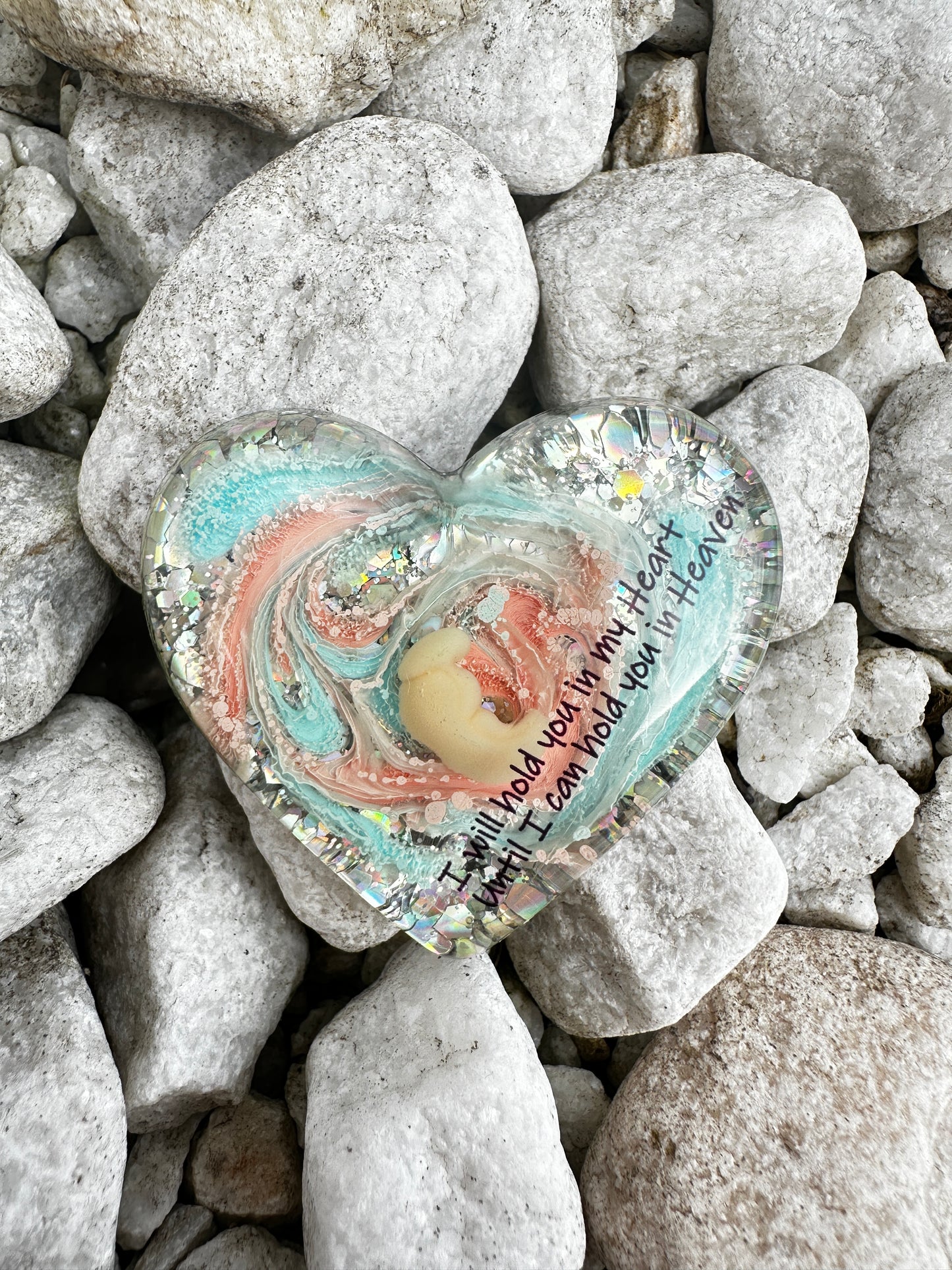 *Reduced* 4-5 Week Baby Loss Heart