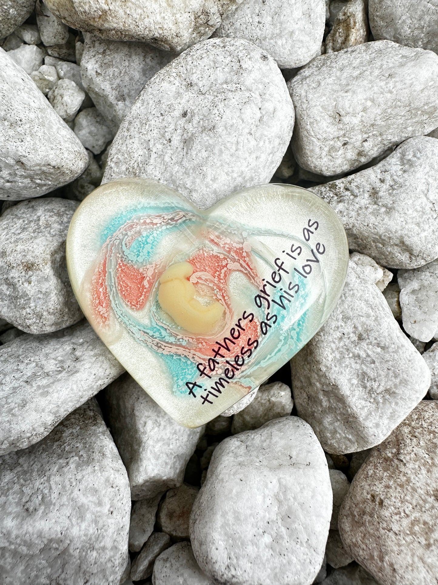 *Reduced* 4-5 Week Baby Loss Heart