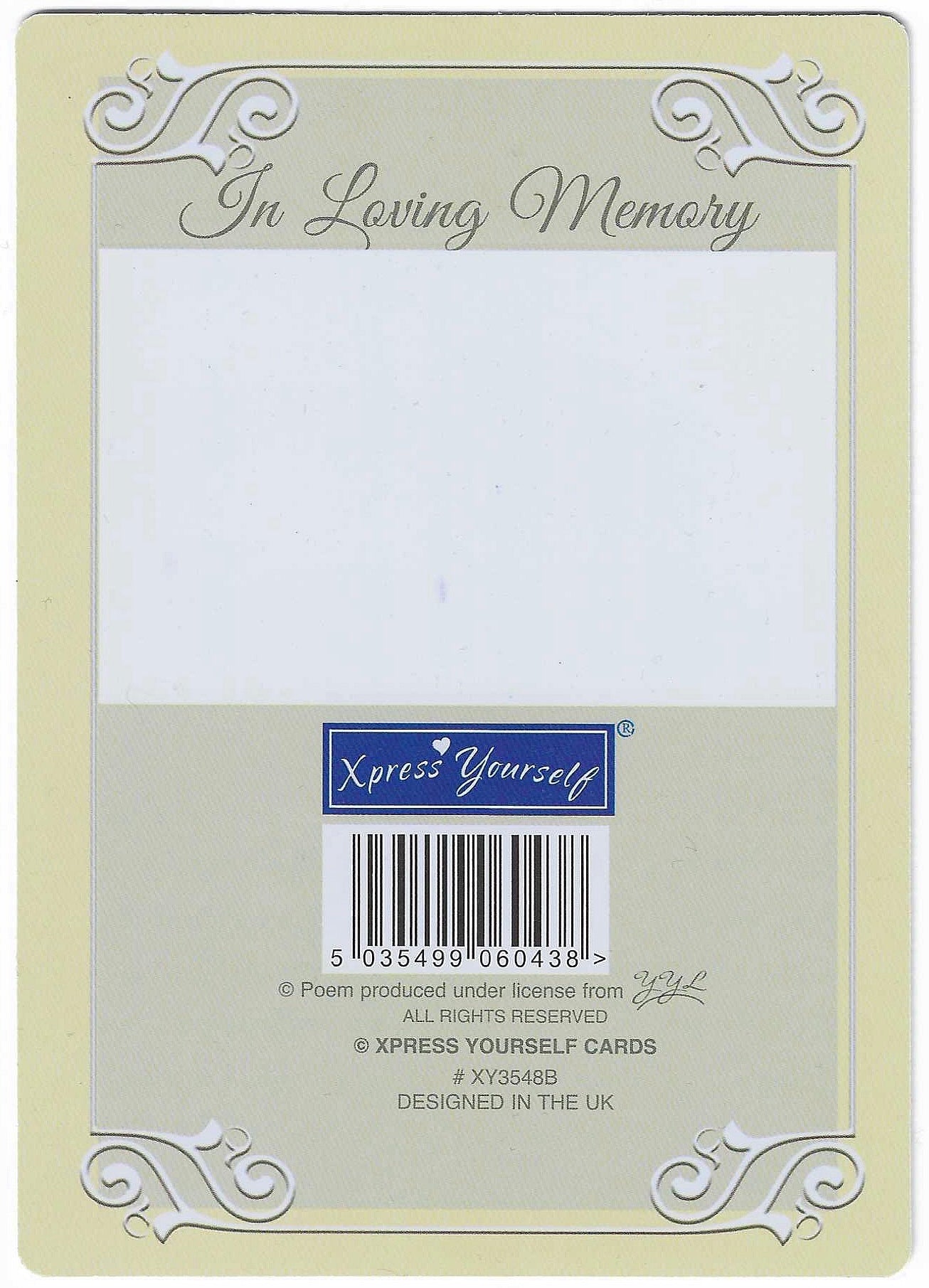 Grave Memorial Card, Gone Too Soon Dear Son