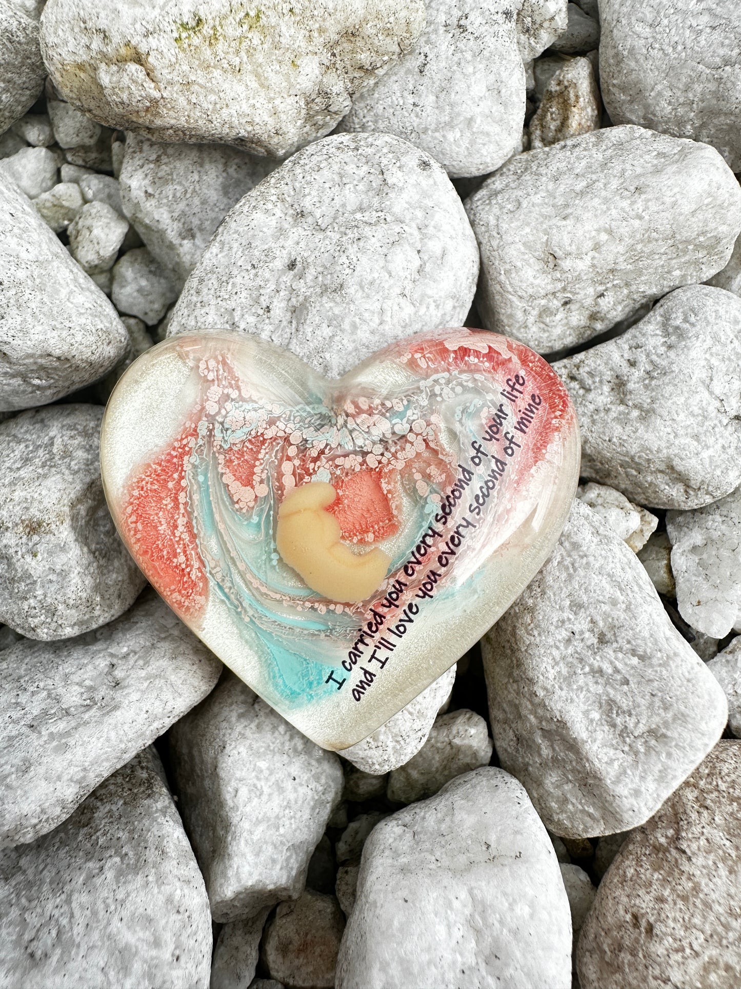 *Reduced* 4-5 Week Baby Loss Heart