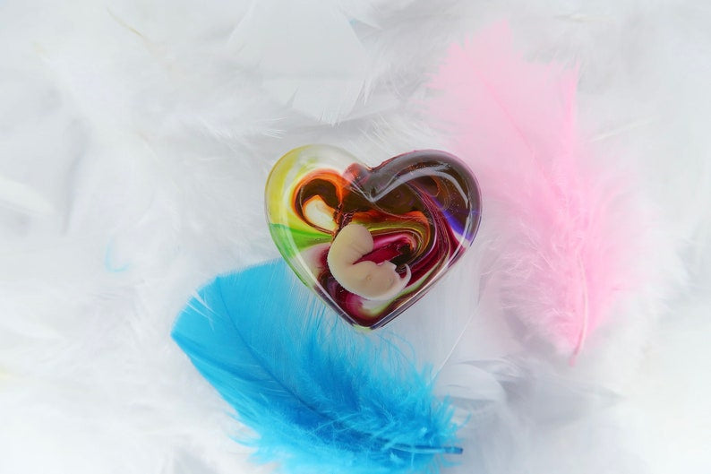 6-7 Week Baby Loss Heart