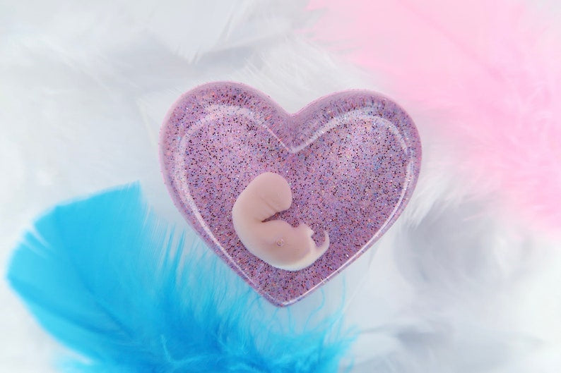 6-7 Week Baby Loss Heart