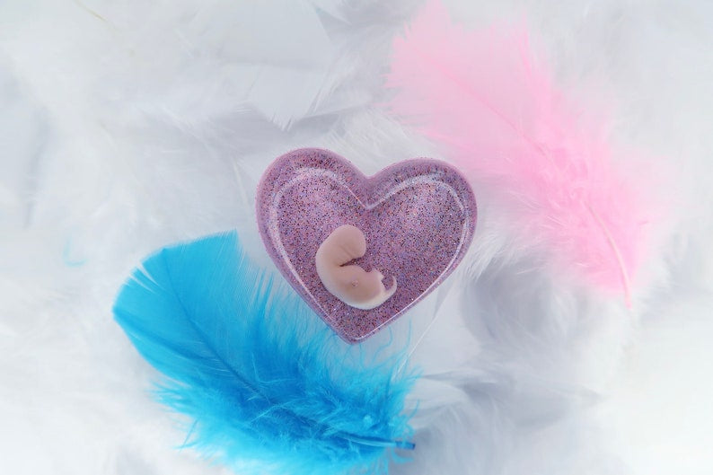6-7 Week Baby Loss Heart