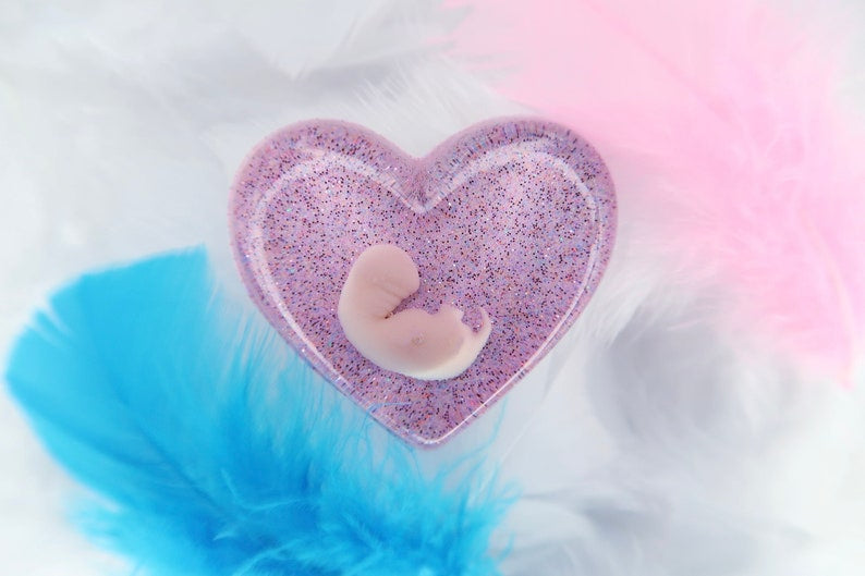6-7 Week Baby Loss Heart