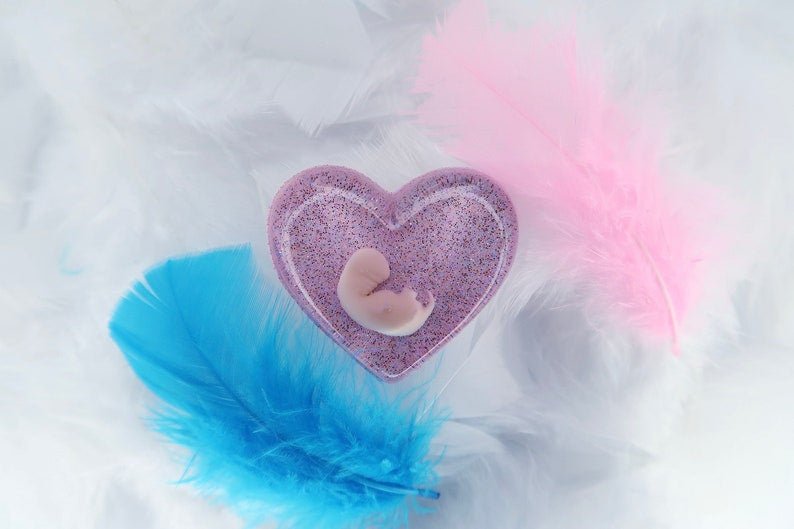 6-7 Week Baby Loss Heart