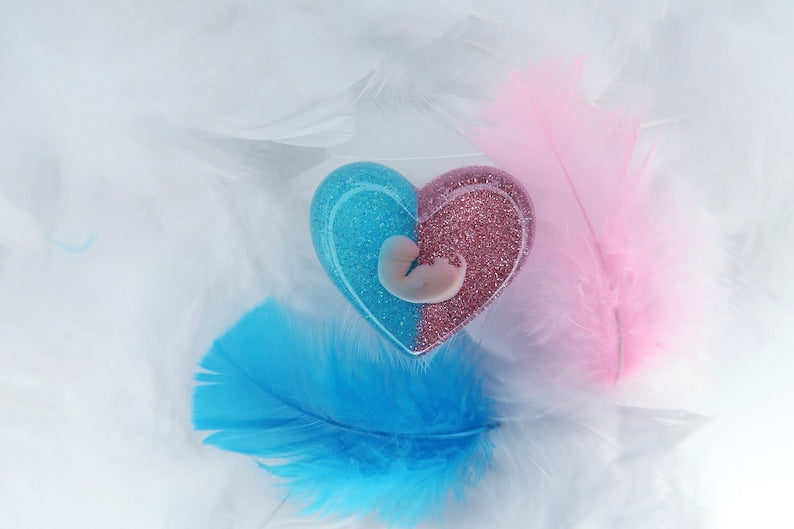 6-7 Week Baby Loss Heart