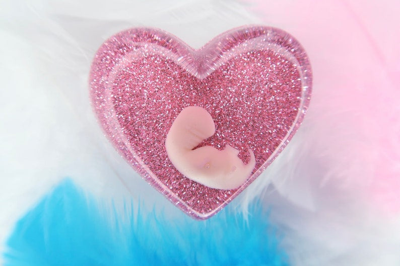 6-7 Week Baby Loss Heart