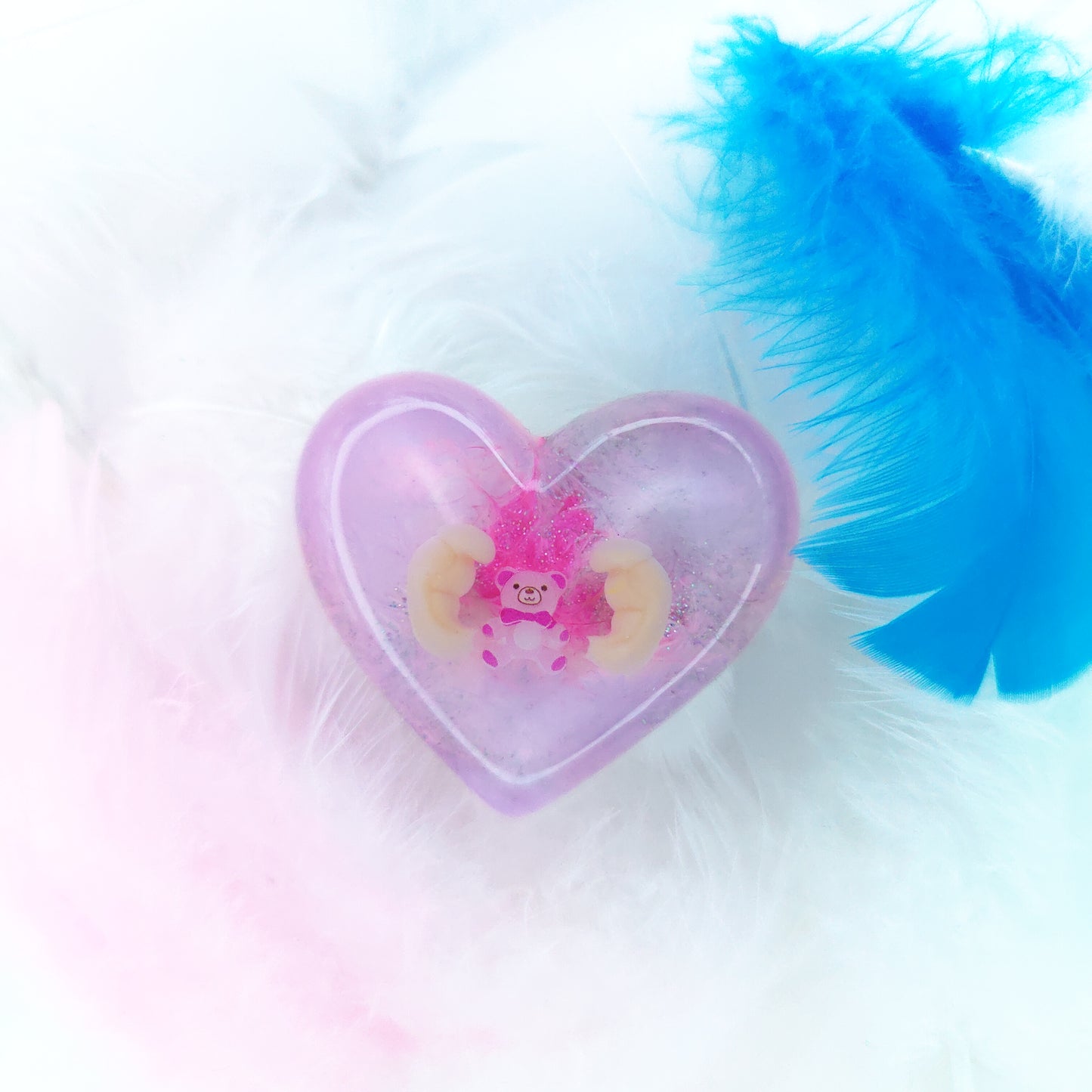 4-5 Week Twin Baby Loss Heart