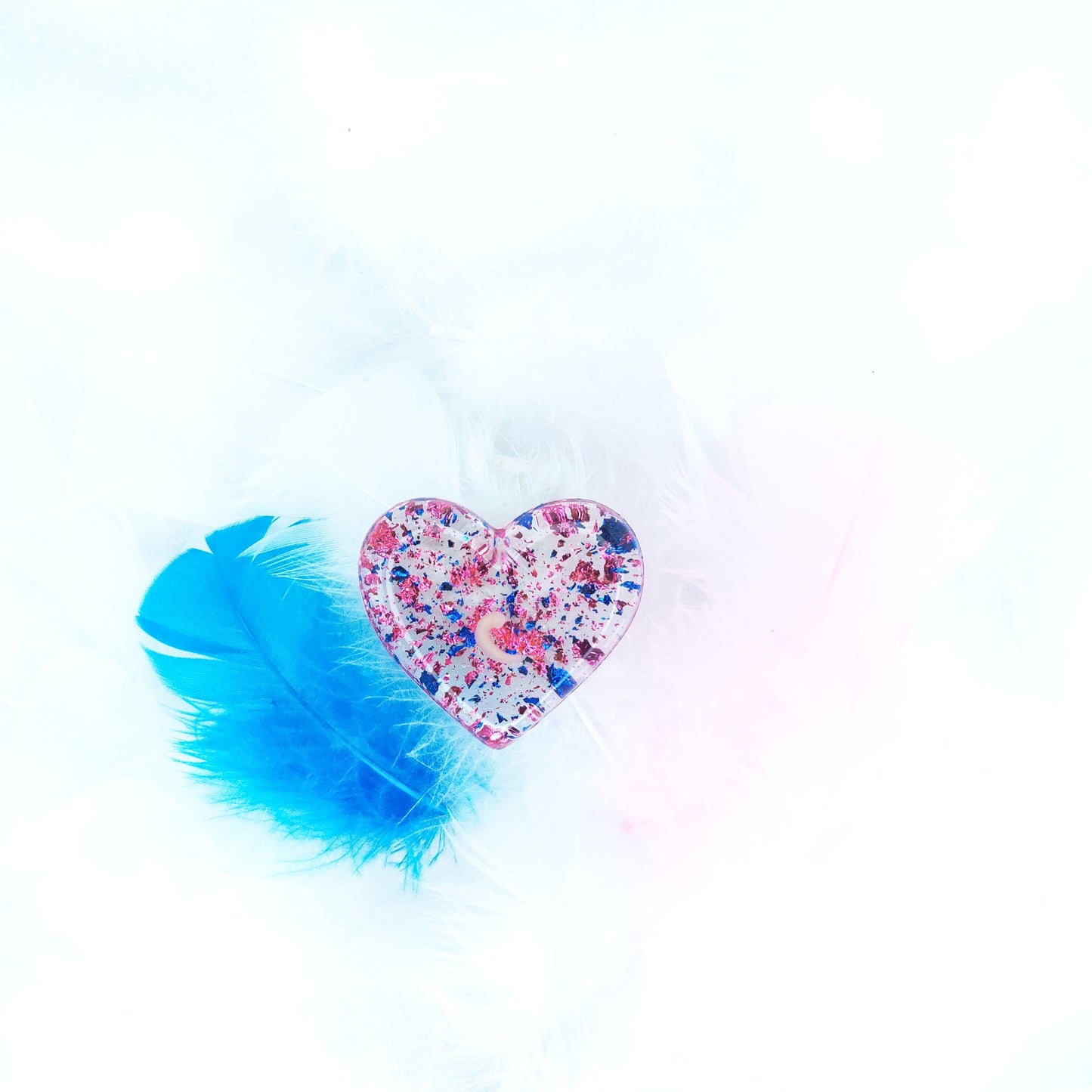 0-3 Week Twin Baby Loss Heart