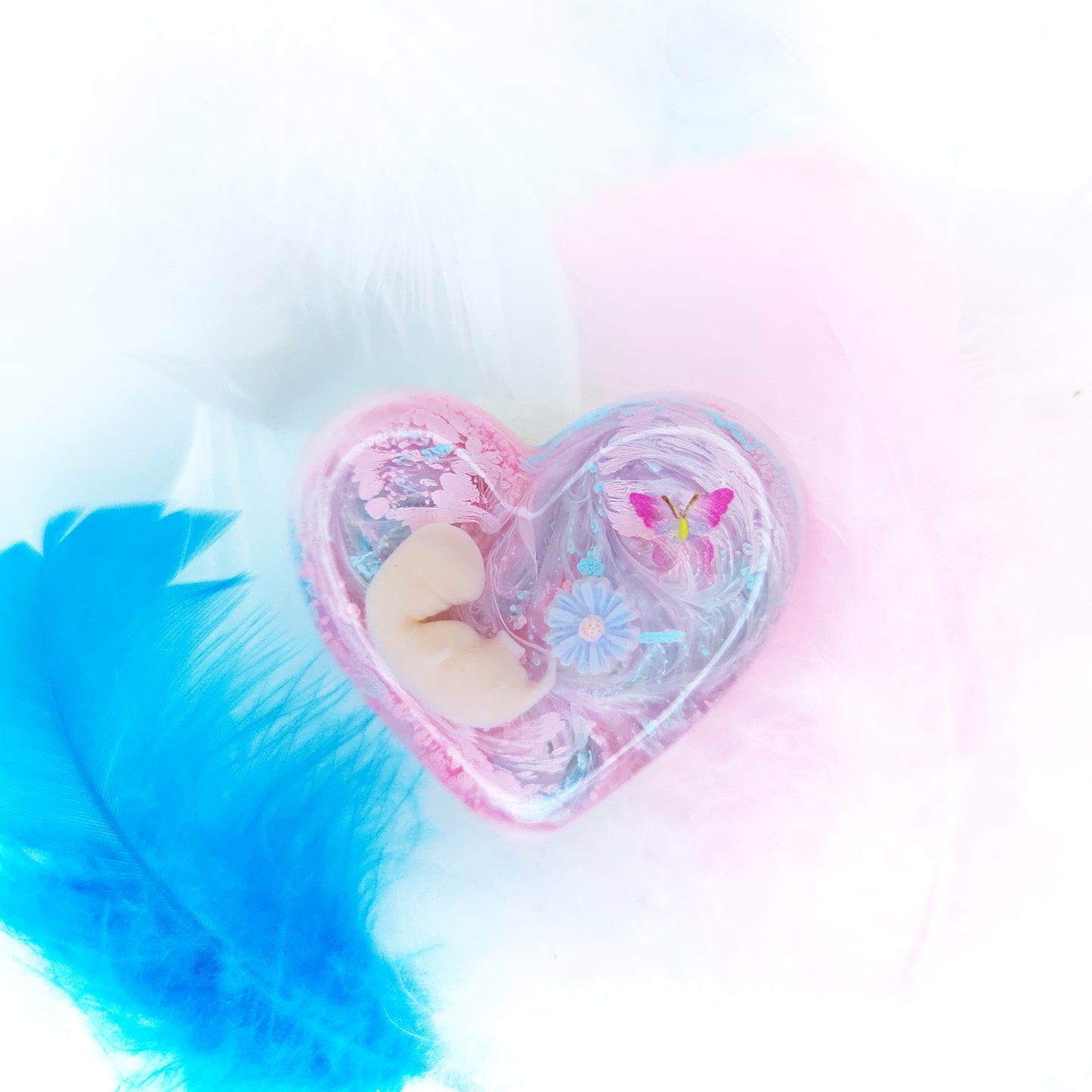 6-7 Week Baby Loss Heart