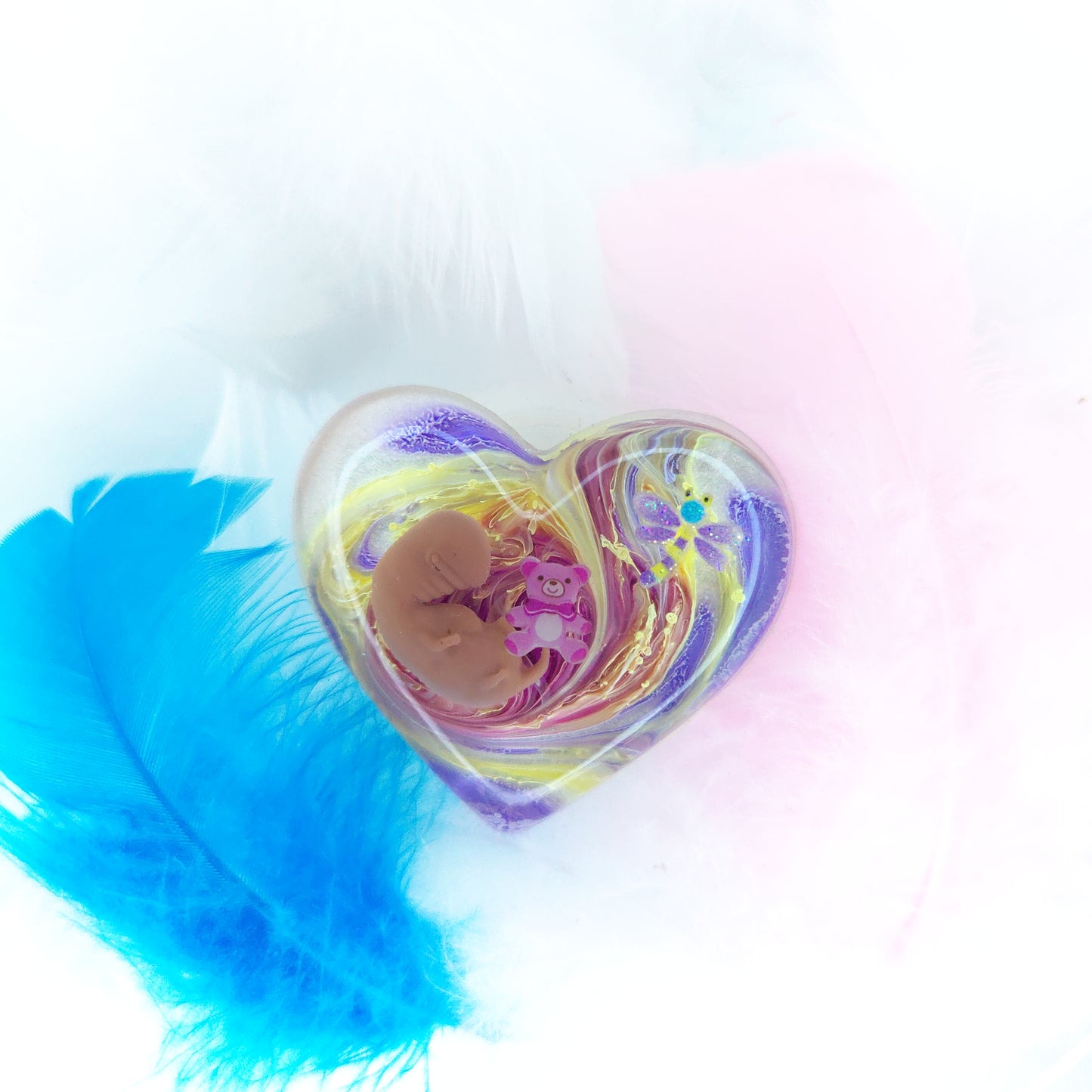 6-7 Week Baby Loss Heart
