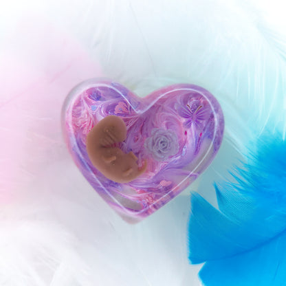 6-7 Week Baby Loss Heart