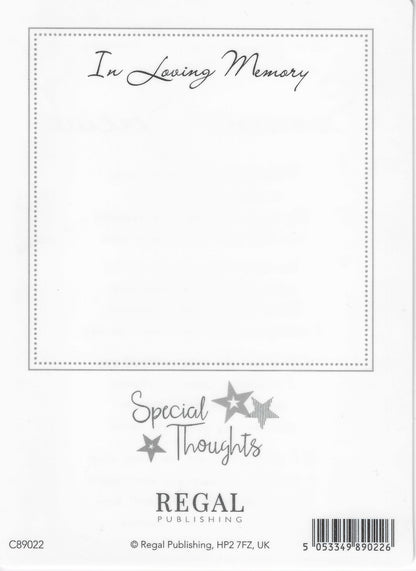 Grave Memorial Card | In Loving Memory of a Special Brother