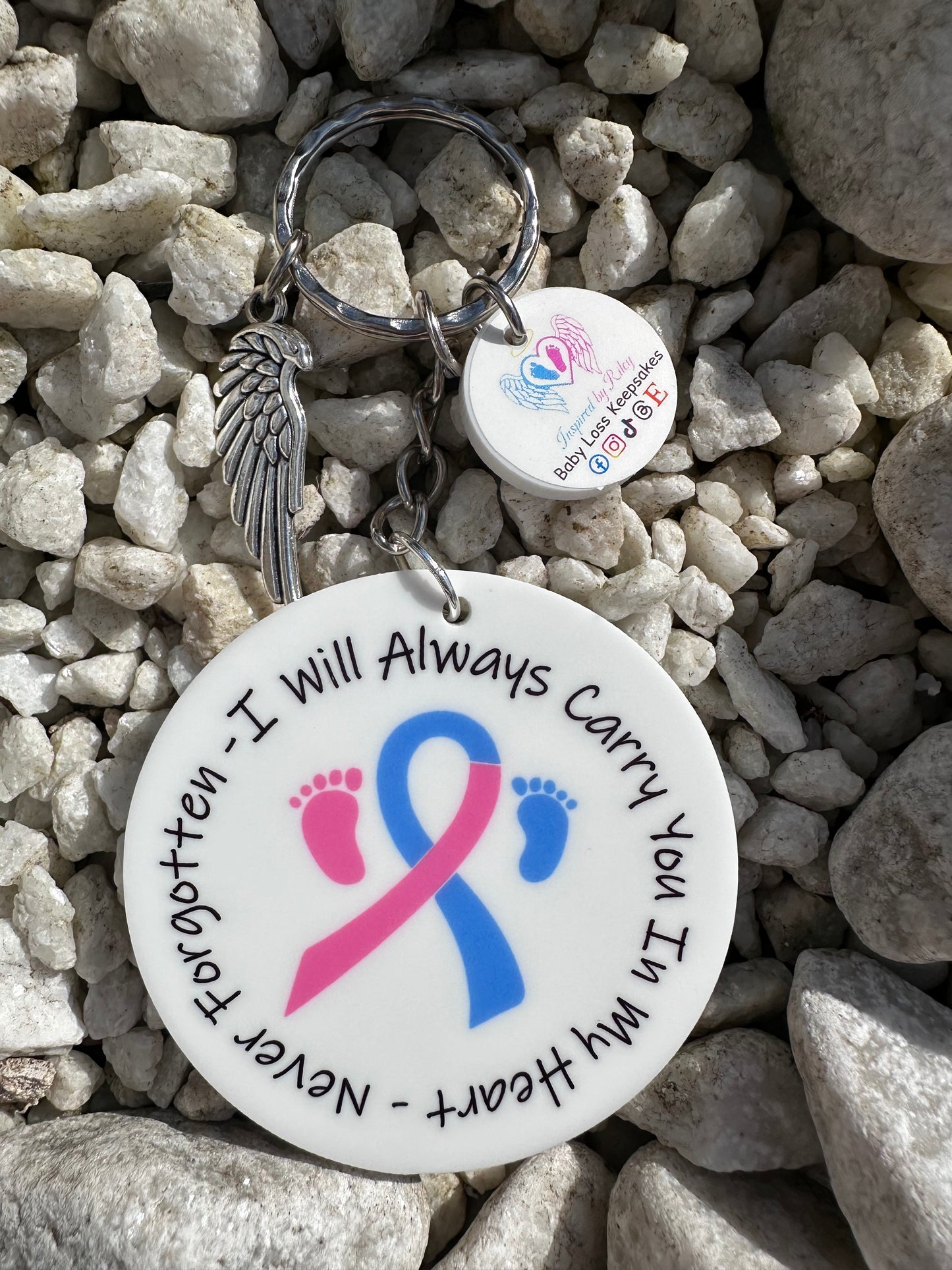 Baby Loss Memorial Keyring