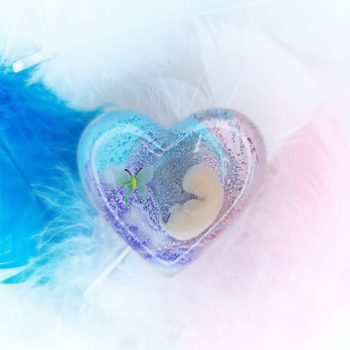 6-7 Week Baby Loss Heart