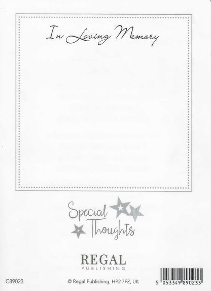 Grave Memorial Card, Remembering a Dearly Loved Pet