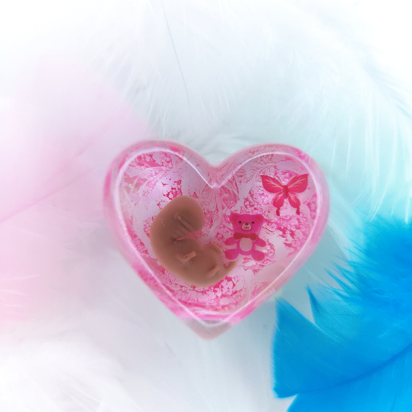 6-7 Week Baby Loss Heart