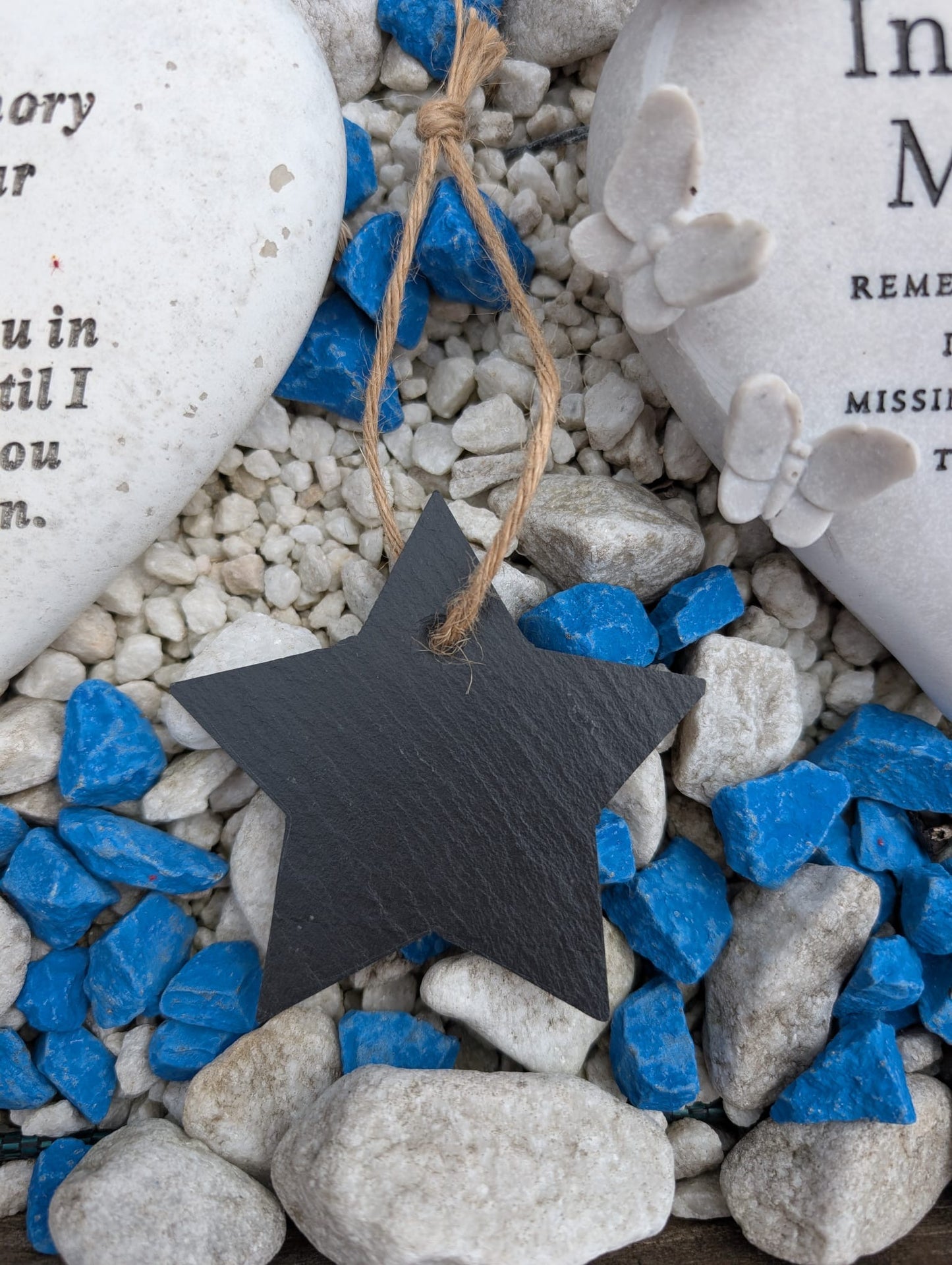 Daughter Memorial Slate Star Hanging Decoration