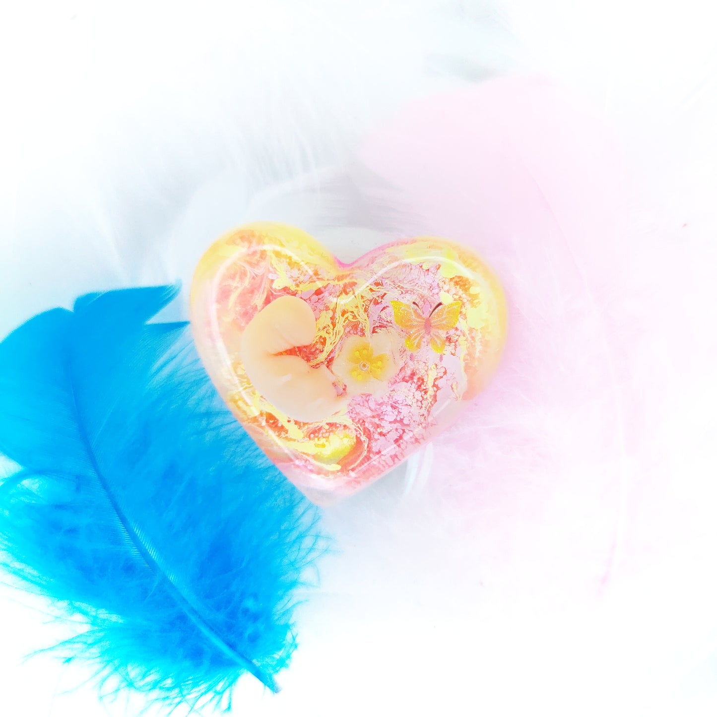6-7 Week Baby Loss Heart