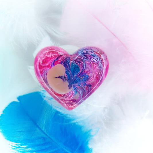 6-7 Week Baby Loss Heart