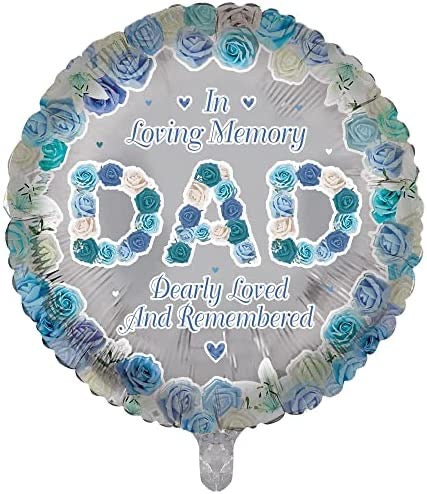 In Loving Memory Dad Remembrance Foil Balloon