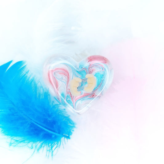 4-5 Week twin Baby Loss Heart