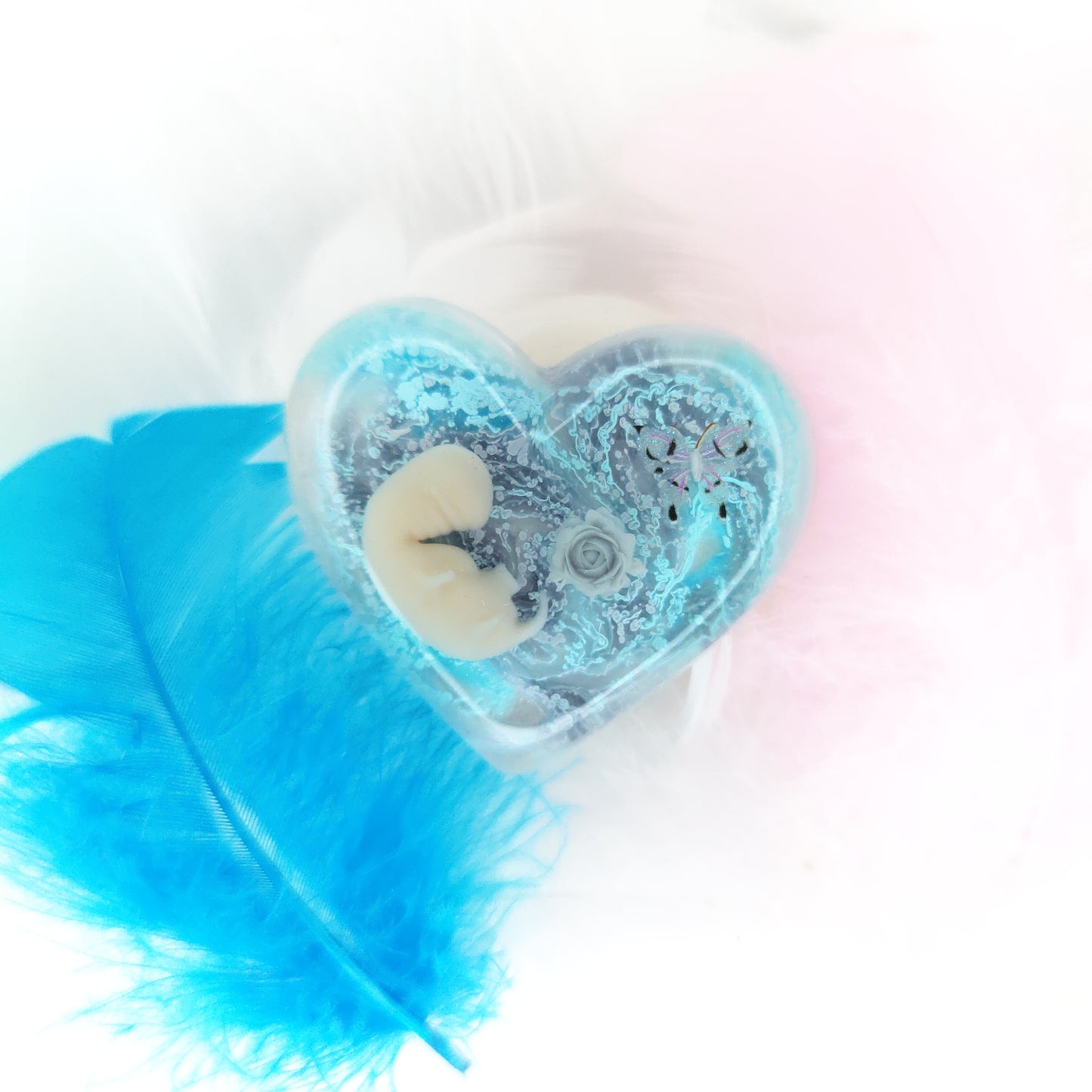 6-7 Week Baby Loss Heart