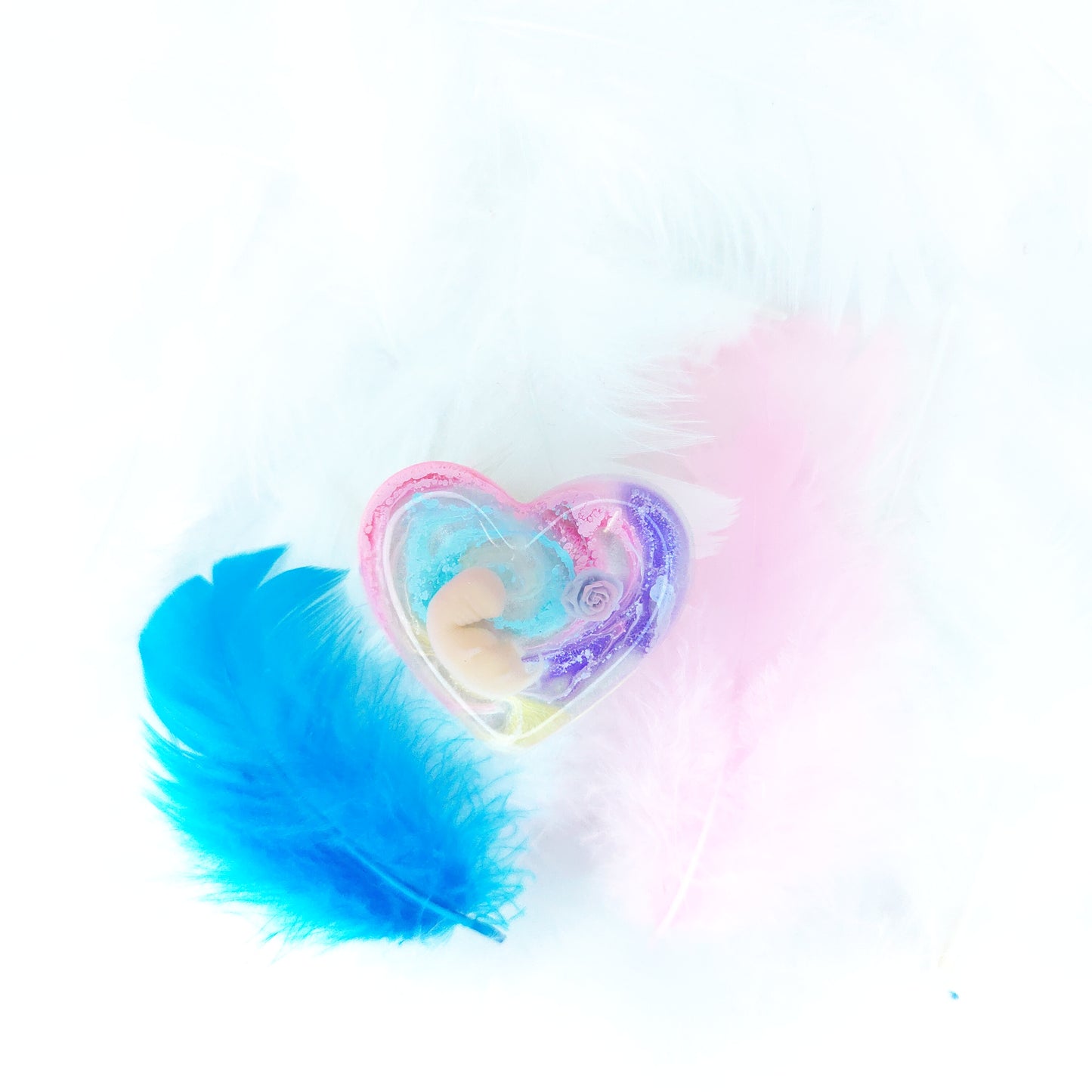 6-7 Week Baby Loss Heart