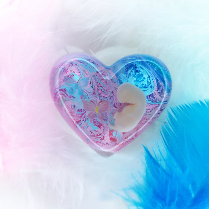 6-7 Week Baby Loss Heart