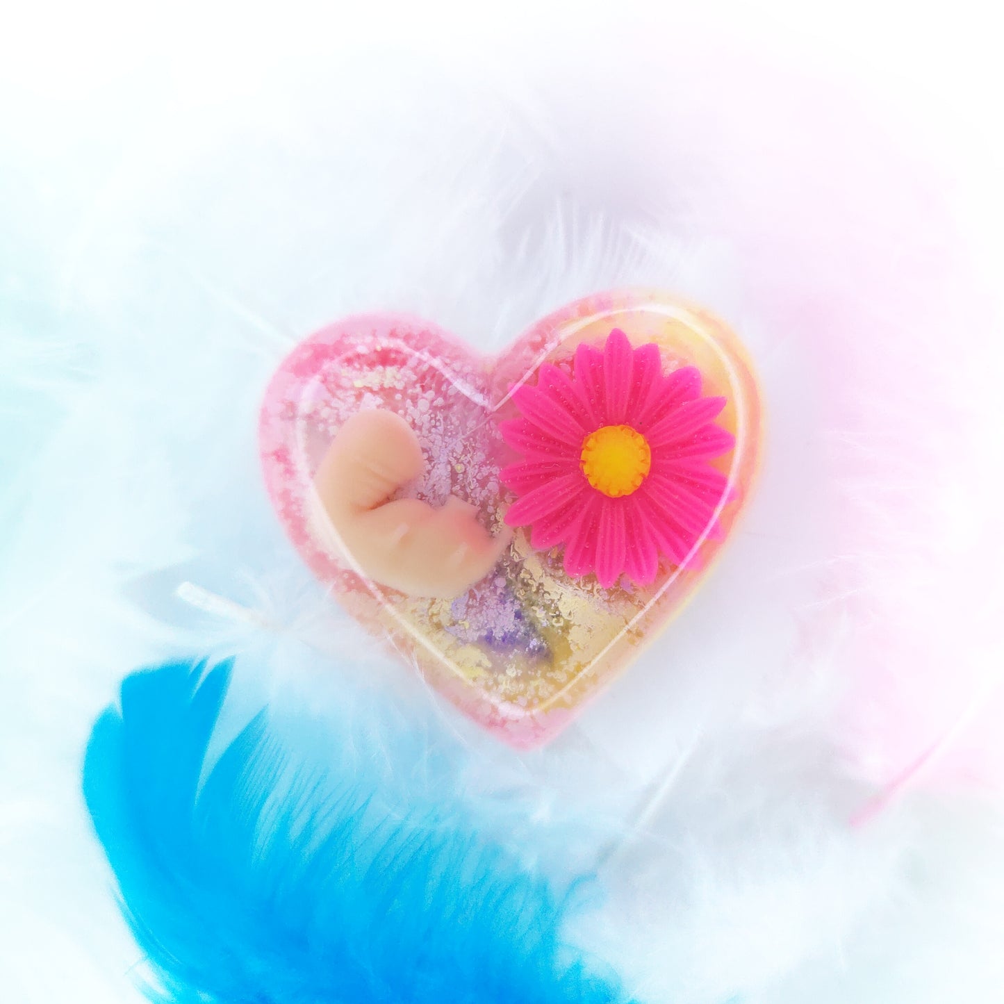 6-7 Week Baby Loss Heart