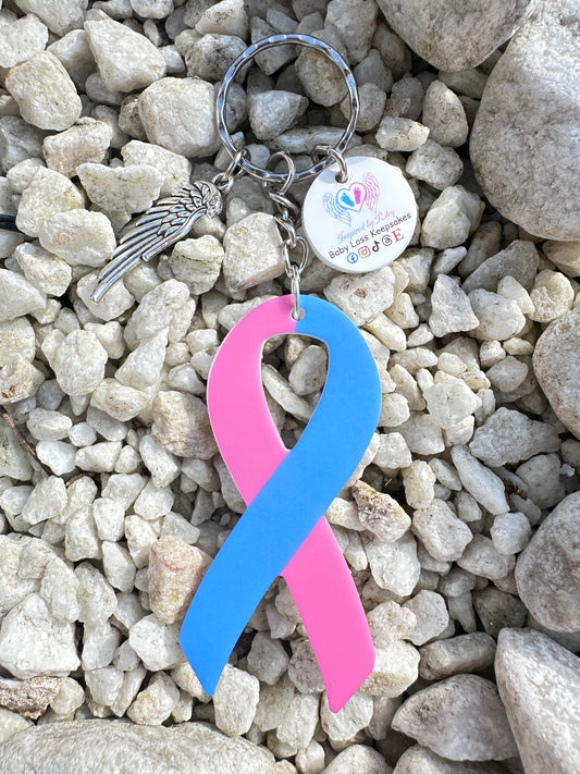 Baby Loss Awareness Keyring