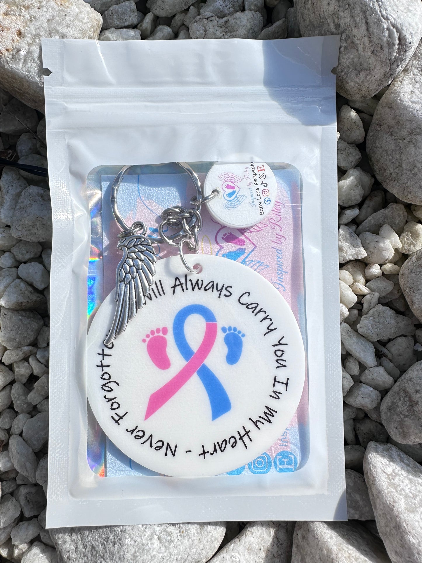 Baby Loss Memorial Keyring