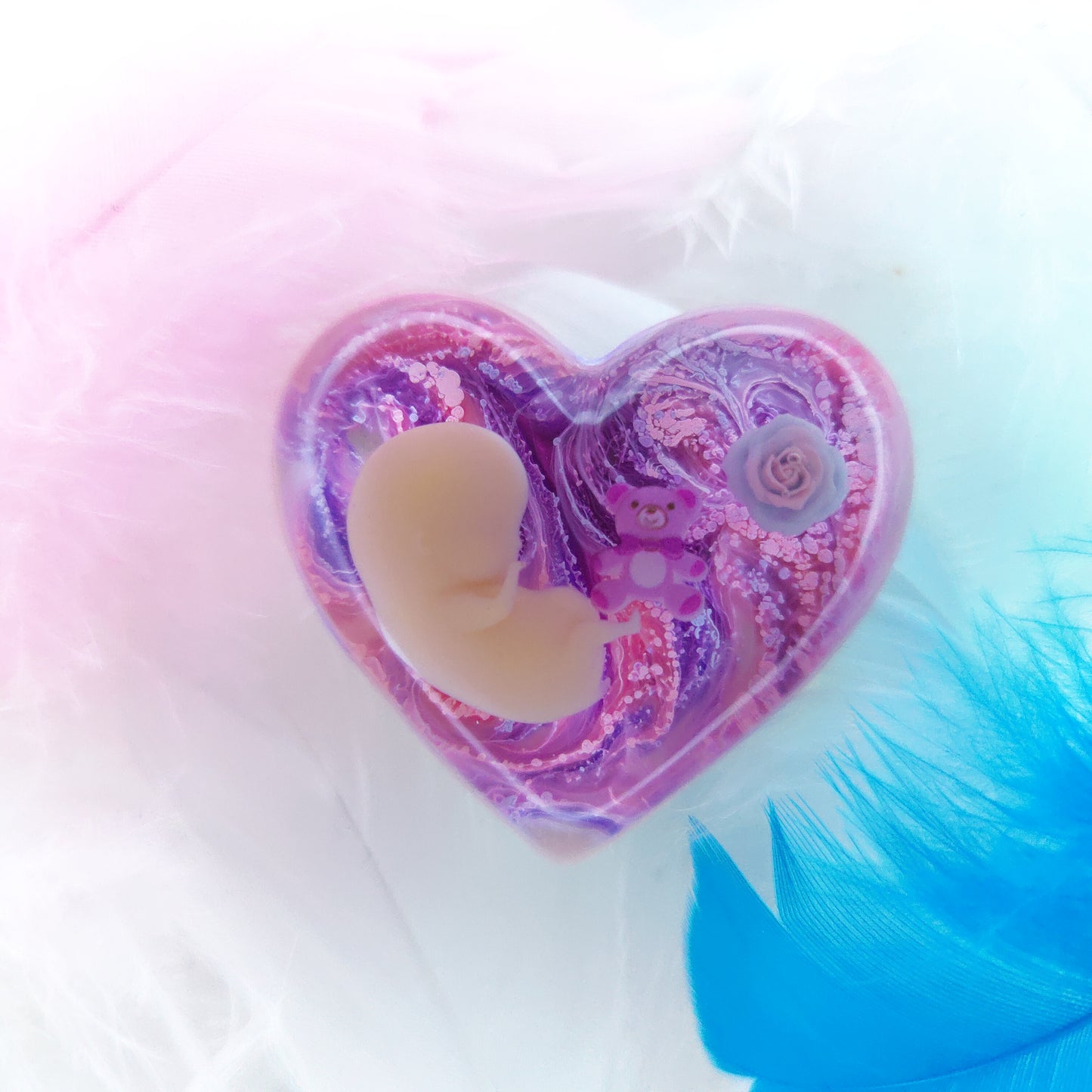 8-11 Week Baby Loss Heart