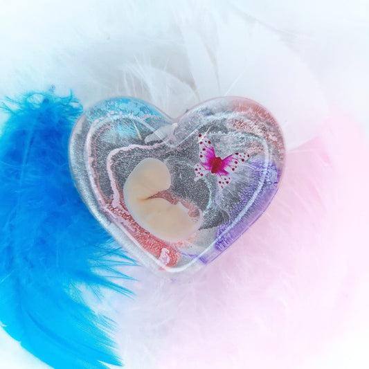 6-7 Week Baby Loss Heart