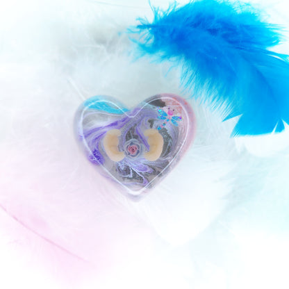 4-5 Week Twin Baby Loss Heart