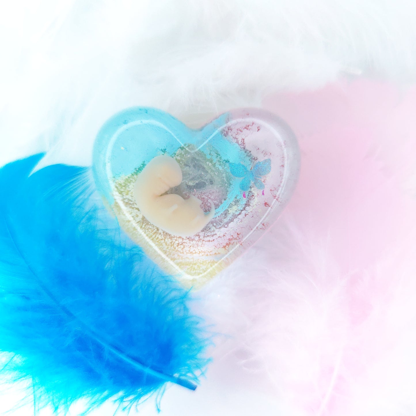 6-7 Week Baby Loss Heart