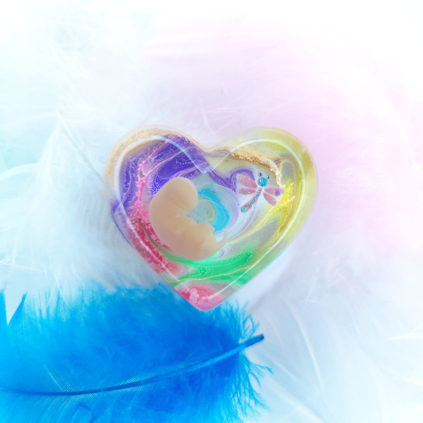 6-7 Week Baby Loss Heart