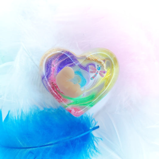 6-7 Week Baby Loss Heart
