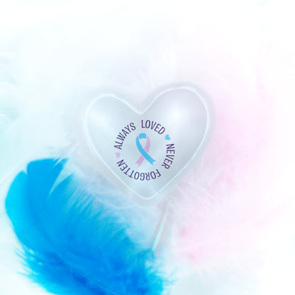 Always loved, Never Forgotten| Baby Loss alAwareness Heart