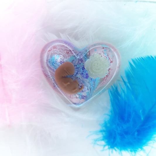 6-7 Week Baby Loss Heart